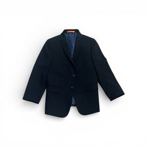 TALLIA Navy Blue Boys' Two-Button Blazer